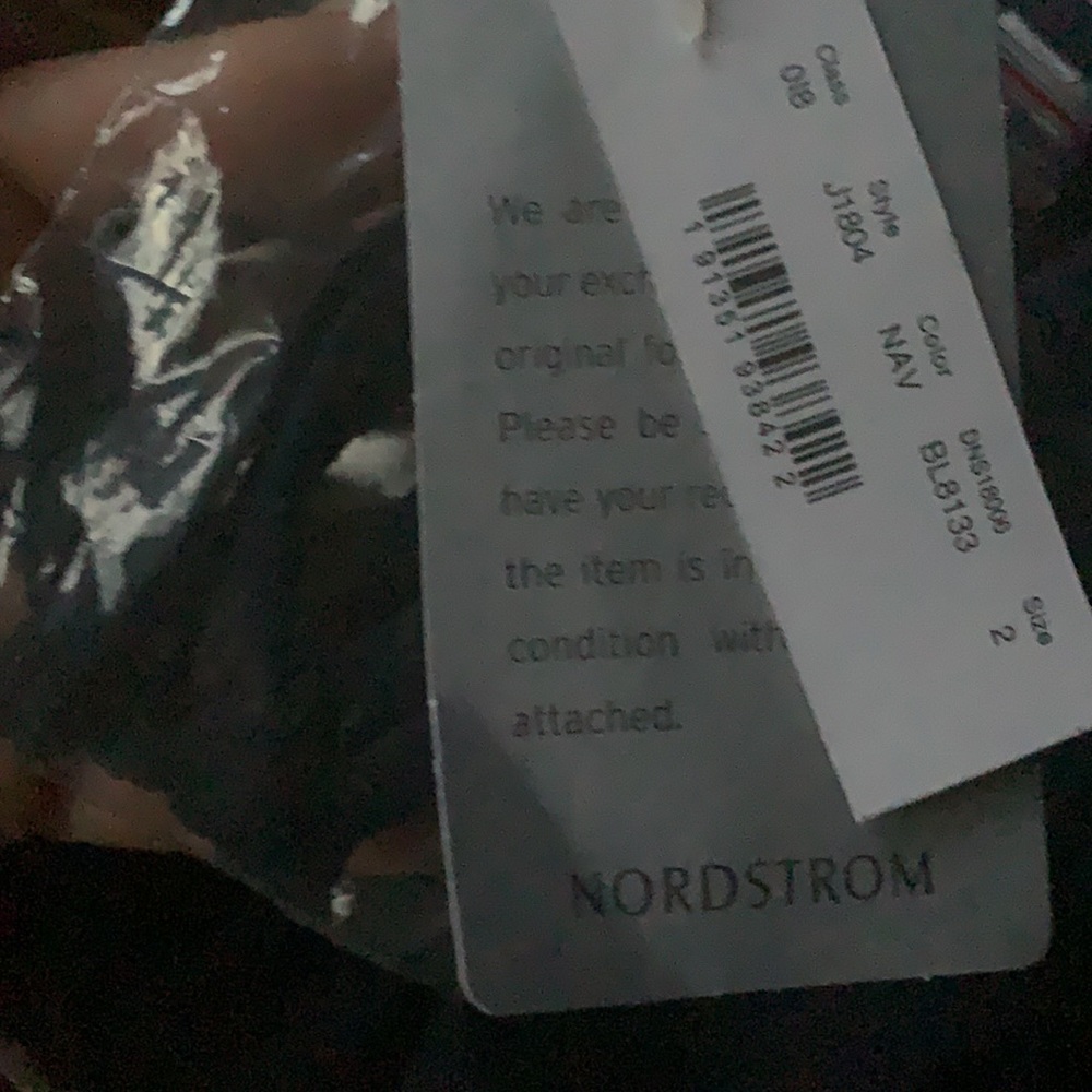 NWT J Crew Dark Navy one piece swimsuit - Picture 8 of 8